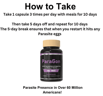 how to take parasite cleanse capsules dosage instructions detox protocol guide
